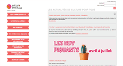 Desktop Screenshot of culture-pour-tous.fr